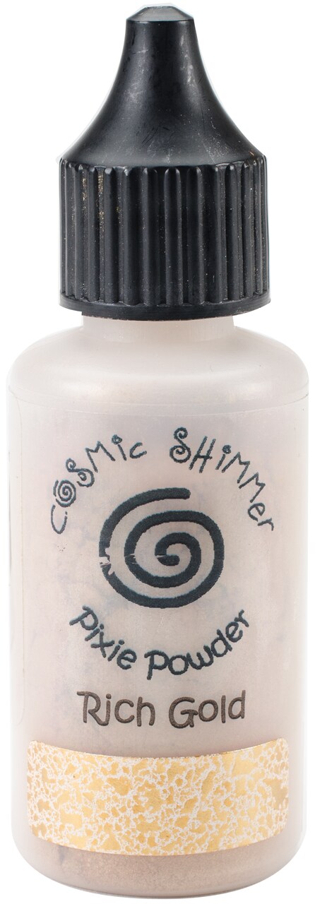 Creative Expressions Cosmic Shimmer Pixie Powder 30ml-Rich Gold